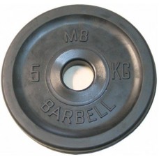 Блин обрезиненный черный MB 5 кг ф50 мм Евро - Классик в Москве