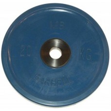 Блин обрезиненный синий MB 20 кг ф50 мм Евро - Классик в Москве