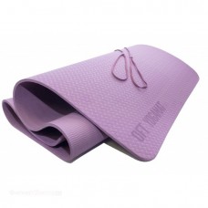 Мат для йоги 8 мм однослойный фиолетовый Original Fit.Tools в Москве