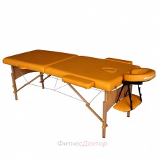 Складной переносной массажный стол двухсекционный DFC NIRVANA Relax (Mustard) коричневый в Москве