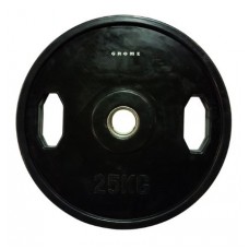 Диск олимпийский обрезиненный со стальной втулкой 25 кг. GROME WP027-25 в Москве